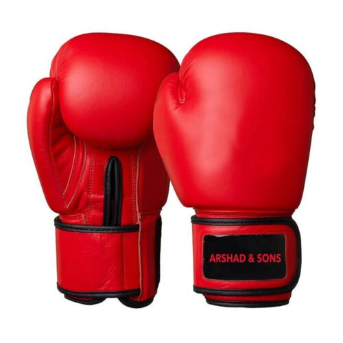 Training Boxing Gloves 16Oz Red Color with Black Trims