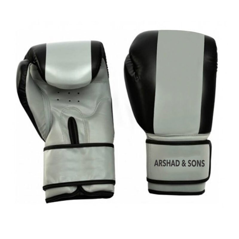 Boxing Gloves Training16Oz Black and Grey Color