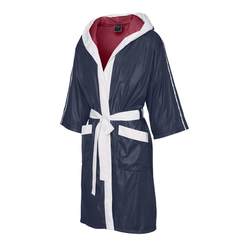 Mens Boxing Robes World Champion, Boxer Robe Black/White