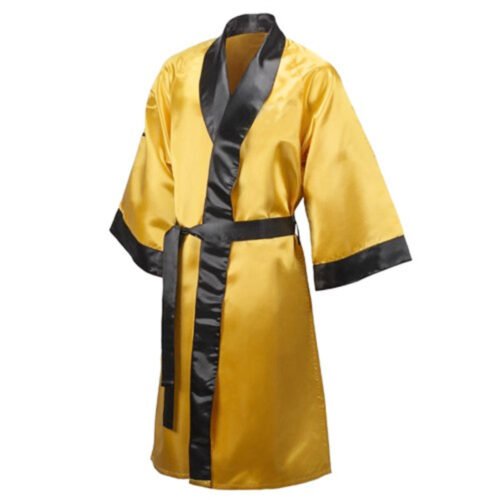 Boxing Robes for World Champion, Boxer Robe Yellow/Black