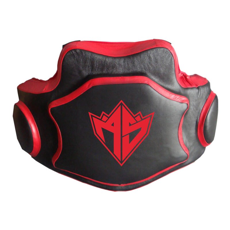 Boxing Chest Guard in Black and Red Color