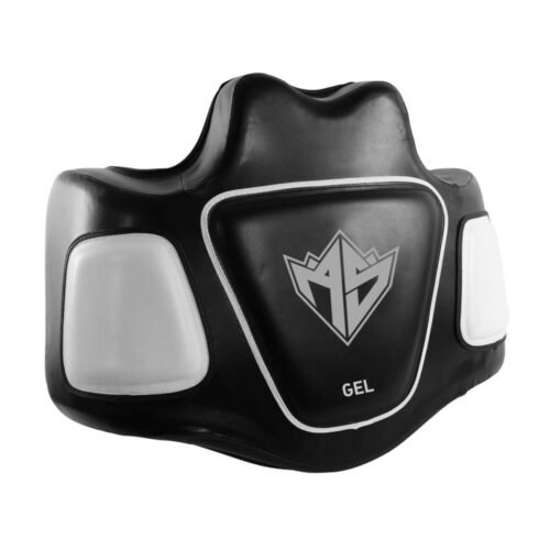 Boxing Chest Guard in Black and Grey Color