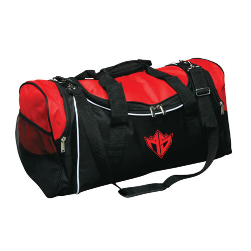 Travel Bag in Red and Black Color